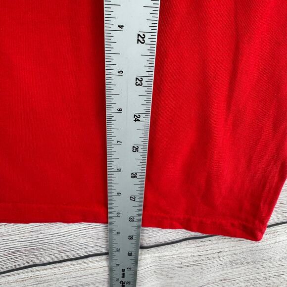 Georgia Bulldogs Bowtie Anchor Logo T-Shirt Adult Medium Red Gildan - Picture 9 of 9